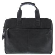 Unisex Genuine Soft Leather Large Lawson Briefcase
