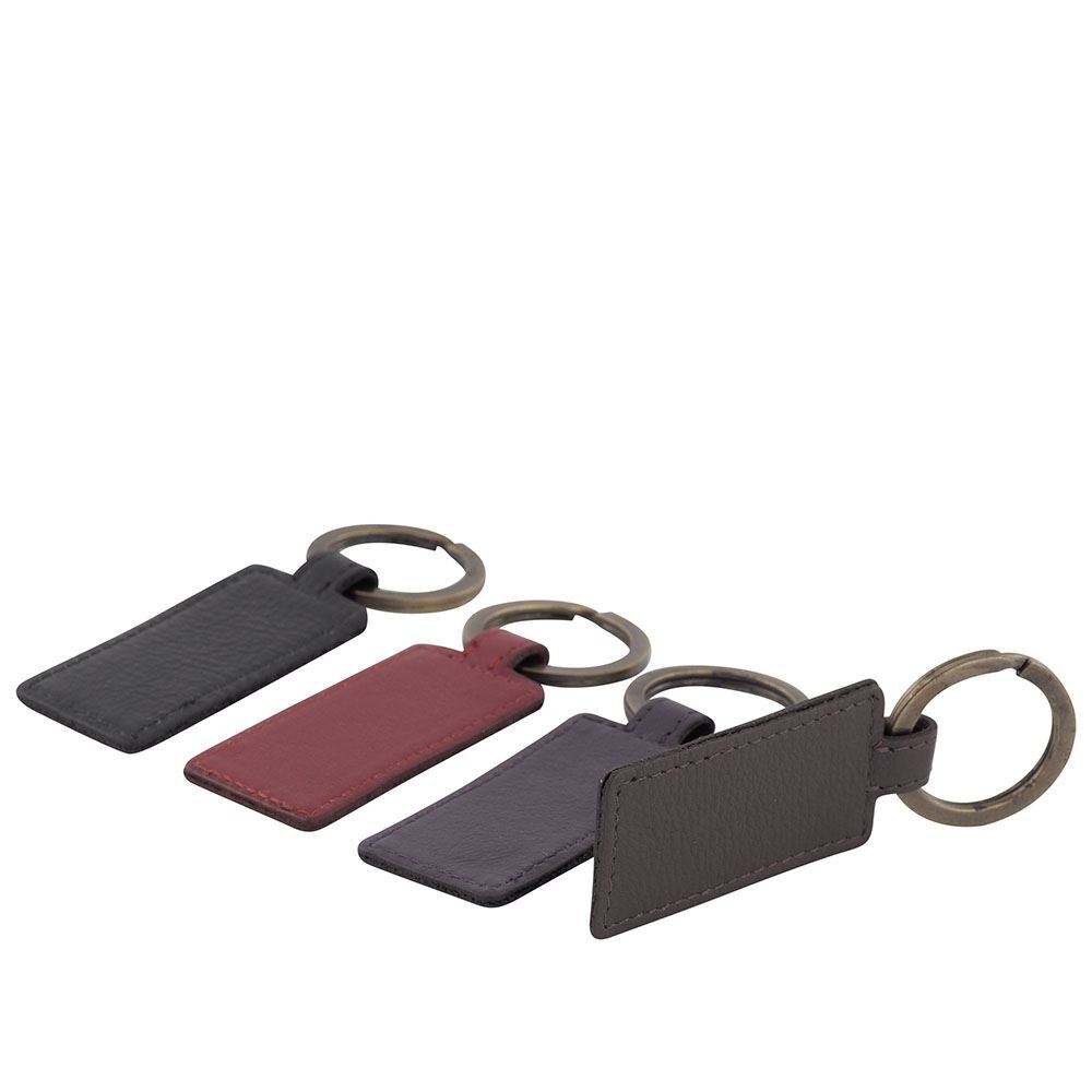 Unisex Genuine Leather Key Ring Key Holder