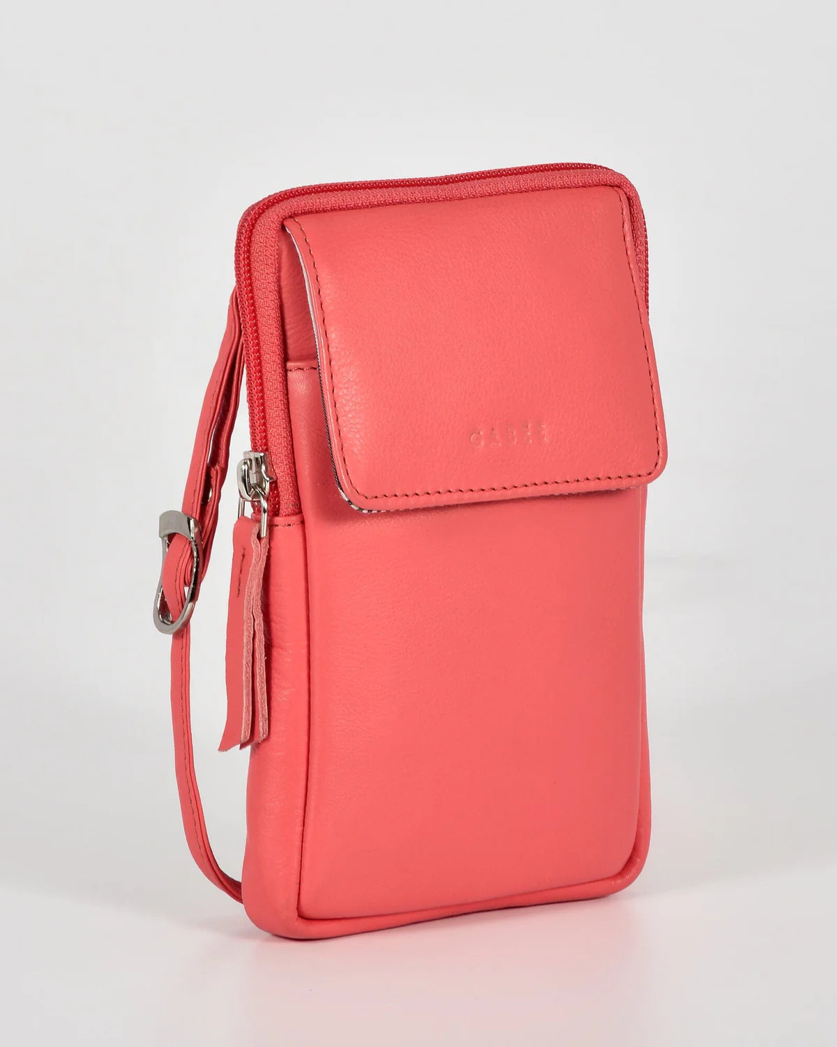 Small Mariah Leather Slim Crossbody Bag