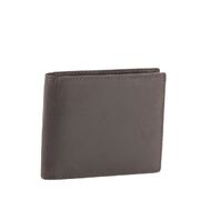 New Genuine Full Grain Premium Soft Cowhide Leather RFID Protected Wallet Brown