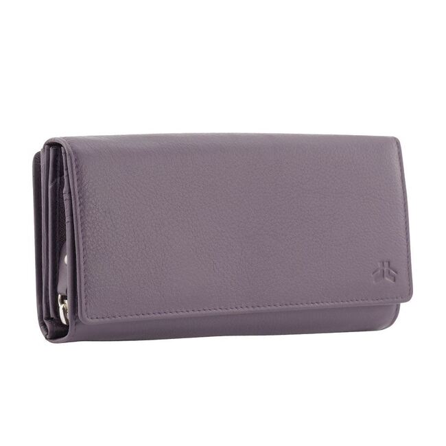 RFID Women s Genuine Full Grain Soft Leather Ladies Long Wallet Purse